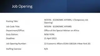UN Internship | How to Join United Nations