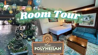 Disney's Polynesian Village Resort Deluxe Studio Room Tour 🌺 | Preferred (fireworks) View | 🎇 