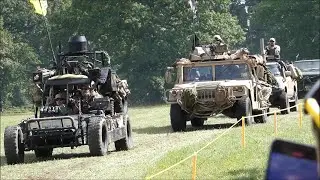 Seal Team SARD mock battle scenario, at Military Odyssey 2024