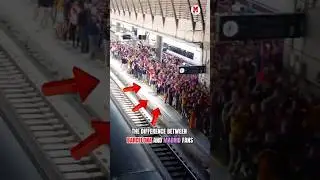 Bar&ccedil;a fans celebrate everything 🎉Madrid fans? They wait until it&rsquo;s really over. 👀⚽️#barca