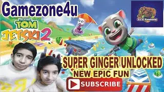 Talking Tom Jetski 2 SUPER GINGER UNLOCKED: After completing Hank House #viral #trending #gaming