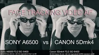 Sony A6500 AFC vs Canon Dual Pixel AF - Face tracking comparison.