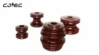 low voltage ANSI 53-2 spool porcelain insulator