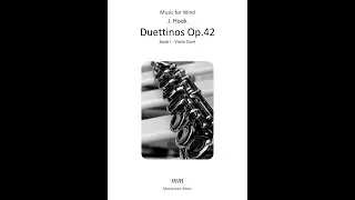 Hook - Twelve Duettinos - Book I - Violin