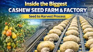 Inside the Biggest Cashew Seed Farm & Factory | Seed to Harvest Process