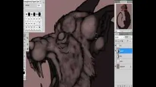 Hell Hound speedpaint.