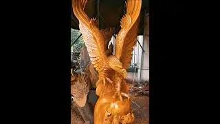 Eagle || Eagle Making by Wood || Woodworking 😱 WoW Amazing Skill || Satisfying