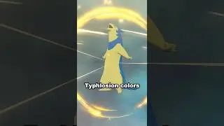 Shiny Hisuian Typhlosion Pokemon Legends Arceus #shorts #pokemon