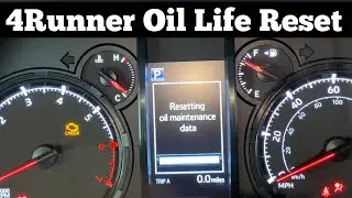 How To Reset The Oil Life On 2010 - 2021 Toyota 4Runner - Clear Maintenance Required Soon Light