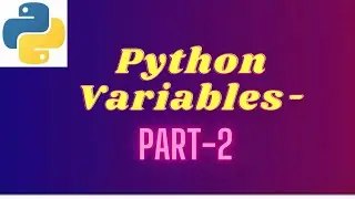 3. Rules for Variables in python programming- #pythonprogrammingforbeginners