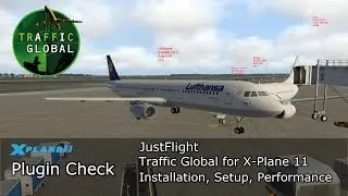 Traffic Global für X-Plane: Plugin Vorstellung , Installation, Settings und Performance