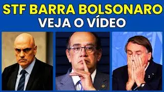 GILMAR MENDES NEGA A DOMICILIAR DE BOLSONARO E DEFESA REAGE COM DECLARA&Ccedil;&Atilde;O SURPREENDENTE