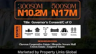 Land With Governor&rsquo;s Consent Located In Abijo GRA For Sale #Toptrendproperties