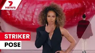 Matildas star Mary Fowler makes catwalk debut | 7NEWS