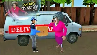 Scary Teacher 3D   Gameplay Walkthrough New Levels delivery boy (Android/iOS)