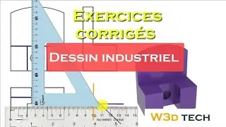 Exercices corrigés du dessin technique -partie1-