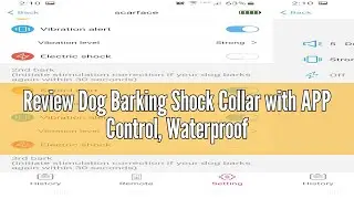 Review Dog Barking Shock Collar with APP Control, Waterproof Bark Collar with Custom Auto Intelligen