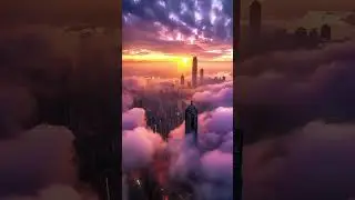AMBIENT SLEEP VIDEO WITH FLUFFY CLOUD SOUNDS.