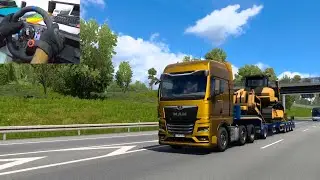 Heavy Cargo Haul In Germany: Euro Truck Simulator 2 Logitech G29 Steering Wheel Gameplay #ETS2