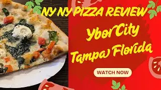 NY NY Pizza The Pizza EVERYONE Told Dave to Try 🍕 One Bite Review🍕Ybor City 7/10 Honest Pizza Review