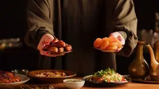 Ramadan Iftar Arrangement | Free Islamic Stock Video | Free Render Footage