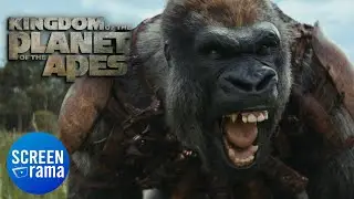 Noa saves Mae from Sylva - Kingdom of the Planet of the Apes |  ScreenRama