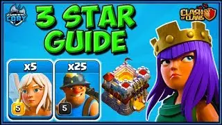 Queen Charge MINERS! BEST Attack Strategy at TH11! CLASH OF CLANS