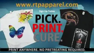 RTP Apparel Printing on a Brother GT 381