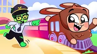 Choo-Choo Safety Squad! 🚆👻 Train Time Fun | Spooky Kids Cartoon