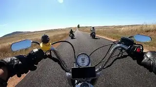 Triumph goes exploring, 460kms for a swim!