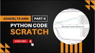 Heart disease detection with Adadelta Artificial Neural Network (ANN) Python Code from scratch