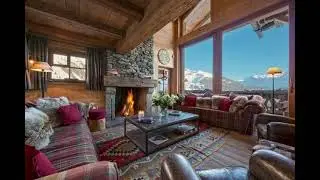 Mountain Escape 🌲✨ | Chilly Air, Warm Drinks | Fireside Calm