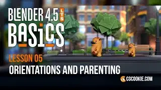 Orientations and Parenting in Blender - BLENDER 4.5 BASICS (part 5)