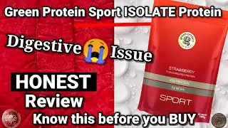 Green Protein Sport ISOLATE VEGAN Protein HONEST review ( with LAB TEST )
