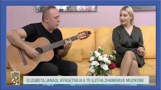 Elizabeta Janaqi kendon live ne studion e Vila24, performance nga te gjitha zhanret muzikore