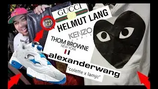 I FOUND GUCCI!HELMUT LANG! ALEXANDER WANG! Trip to the Thrift #367