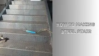 How To Making Steel Stair || Civil Engineering Tutorial Video Content || Engineering Tips ||