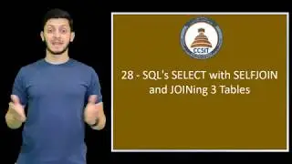 Oracle APEX Tutorial 28 - SQL's SELECT with SELFJOIN and JOINing 3 Tables