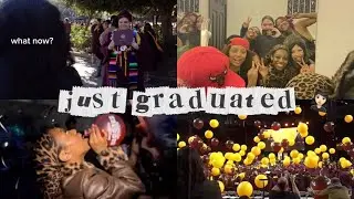 just graduated college (graduation + party vlog)