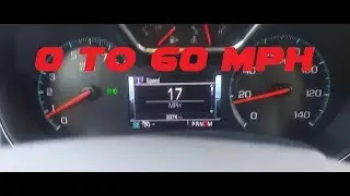 0 to 60 mph| 305 HP 2019 Chevy Impala Premier V6 - Closed Course| Will it do 6.8s?