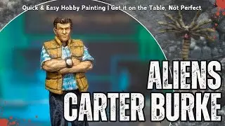 Carter Burke Lore & Miniature &ndash; Aliens Corporate Villain Painting