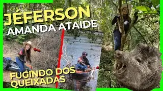Jheferson e Amanda Xing&uacute; r&uacute;stico atacados por porcos selvagens