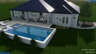 Raba Family Pool - Cody Pools 3D Design