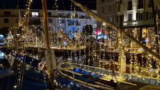 Sanary sur mer - les décorations lumineuses