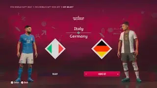FIFA 23 - Italy Vs Germany | FIFA World Cup 2022 Qatar - Final | PS5 Gameplay [4K60fps] Next Gen