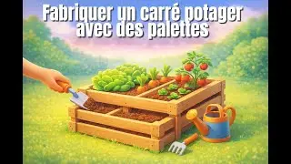 Fabriquer un carré potager à partir de palettes