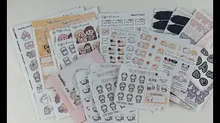 Weekly Planner Stickers/Supplies Haul