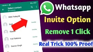 how to fix all error problem WhatsApp | fixed invite problem