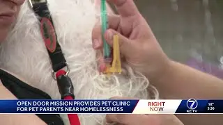 Open Door Mission hosts pet clinic for those in need
