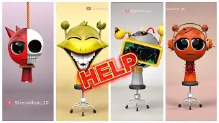 HELP… These Characters Are Alive 😱 | 3D Horror Animation#3DAnimation